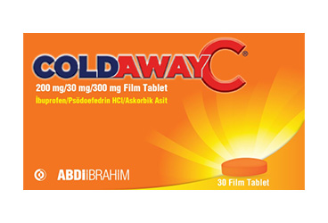 COLDAWAY C 200 MG/30 MG/300 MG F�LM TABLET (30 TABLET)